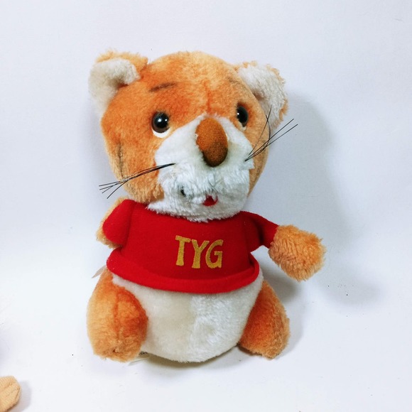 Vintage Shirt Tales Plush Set of 3 Hallmark Stuffed Animal TYG, Pammy & Bogey - Picture 5 of 7